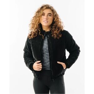 Zyia Velvet Puffer Jacket